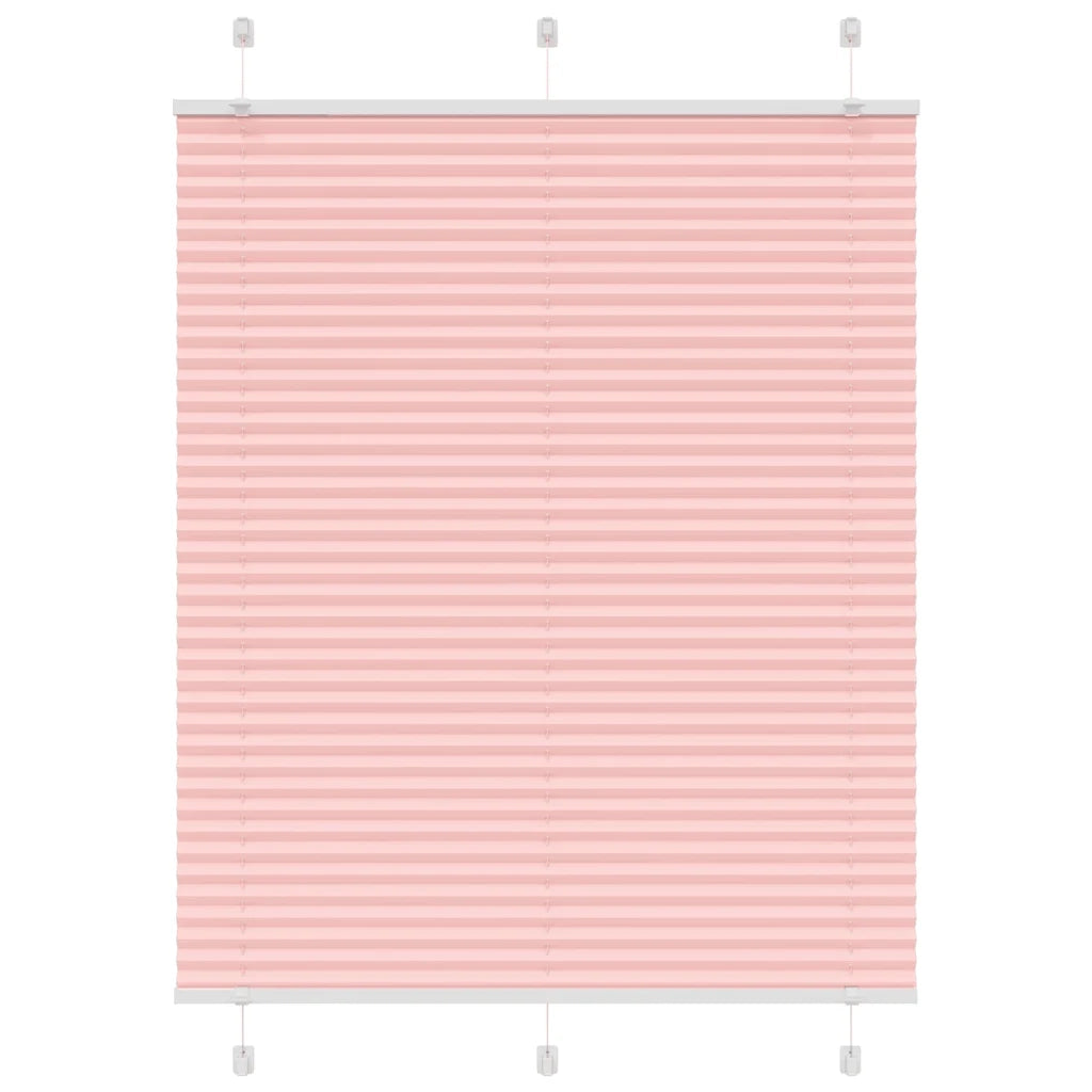 Tenda Plissettata Rosa 110x100 cm Larghezza Tessuto 109,4 cm