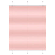 Tenda Plissettata Rosa 110x100 cm Larghezza Tessuto 109,4 cm