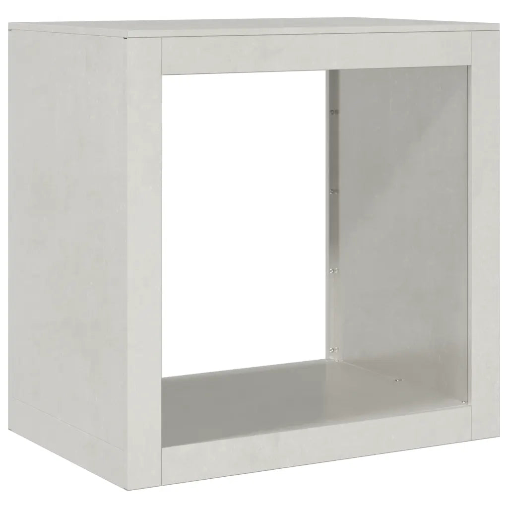 Rastrelliera per Legna da Ardere-Portalegna 60x40x60 cm in Acciaio Inox