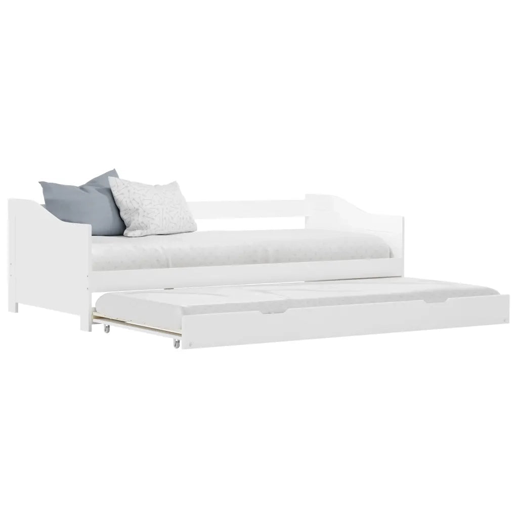 Divano Letto a Scomparsa senza Materasso Legno Pino 90x200 cm 283149