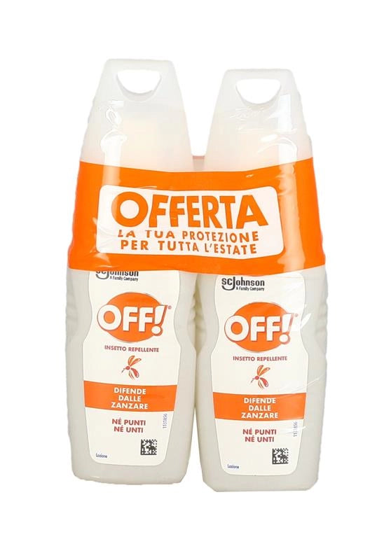 OFF REPELLENTE ANTIZANZARE LOZIONE BIPACCO 100 ML NE PUNTI NE UNTI
