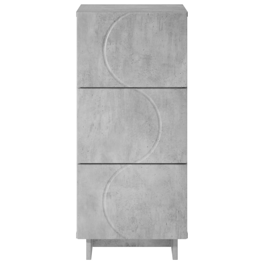 Credenza Grigio Cemento 33,5 x 34,5 x 75 cm 8011516