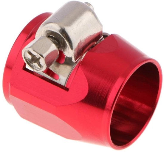 Assortimento di Slangklemme in Lega di Alluminio - Slangklemme in Acciaio Inossidabile - Slangklemme Universale per Carburante/Olio - Dimensioni 20x20mm