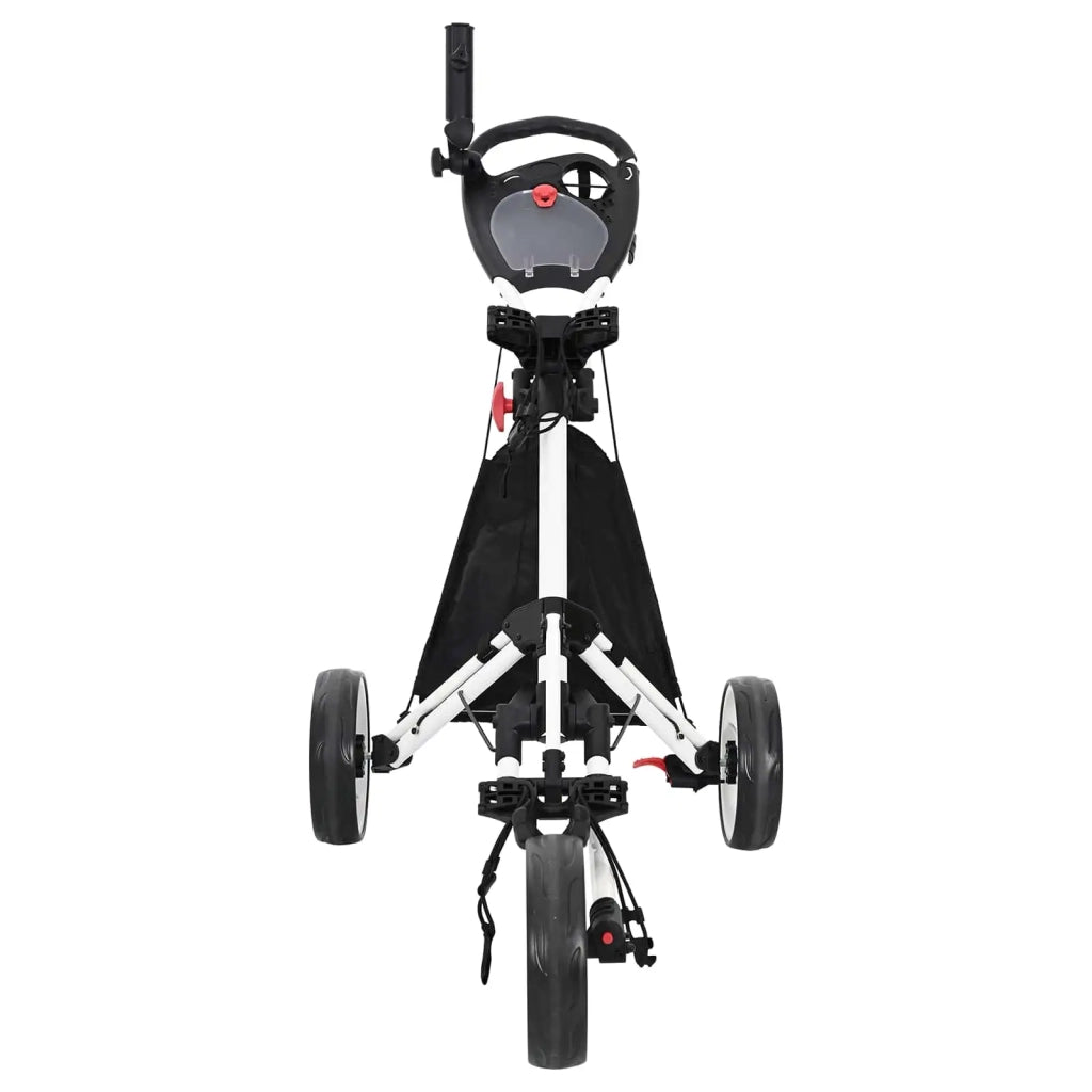 Carrello da golf Nero e Bianco 100 x 69 x 114 cm Alluminio CFW8196930