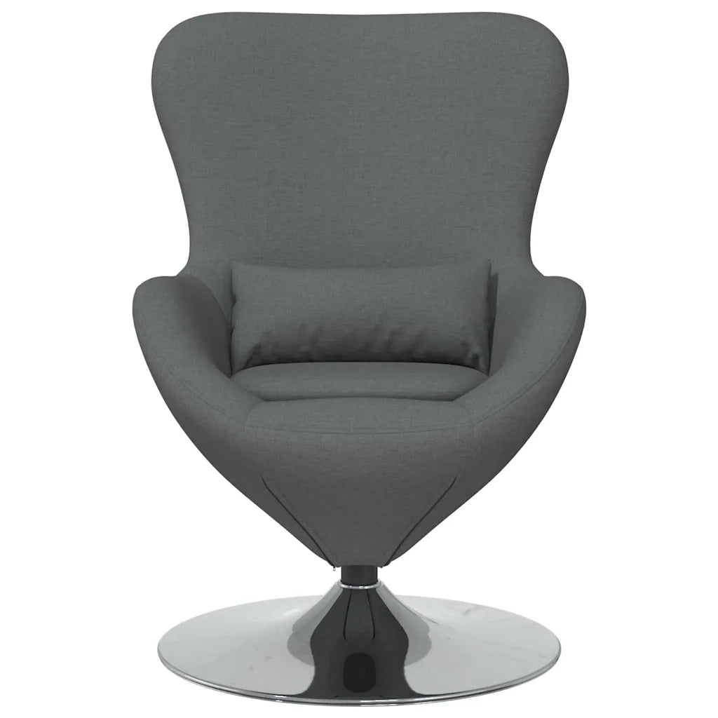 Divano Sedia-Poltrona uovo Grigio scuro 63 x 73 x 90 cm Tessuto 154773