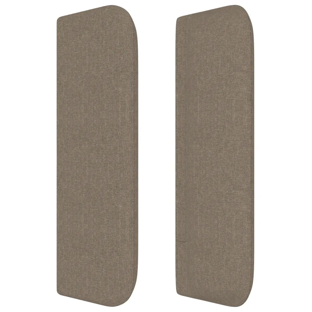 Testiera ad Orecchio Tortora 163x16x78/88 cm in Tessuto 3118778