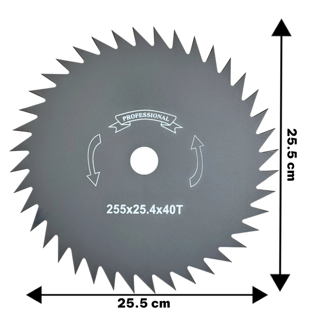 Ricambio Disco Per Decespugliatore 40 Denti Lama 255 mm Foro 25,4 mm | 07856