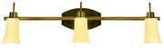 Applique da parete Kroton 3xG9 patina vetro Candellux