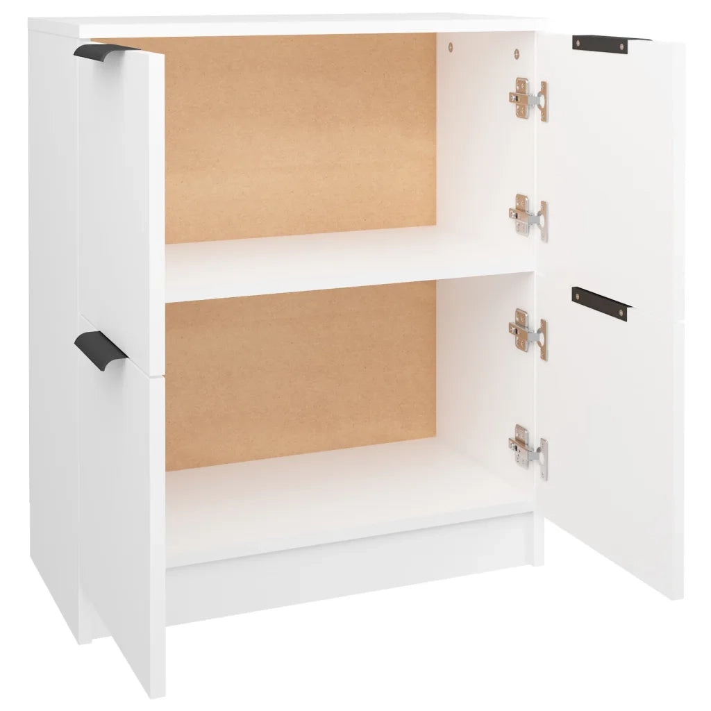 Credenza Bianca 60x30x70 cm in Legno Multistrato cod mxl 63844
