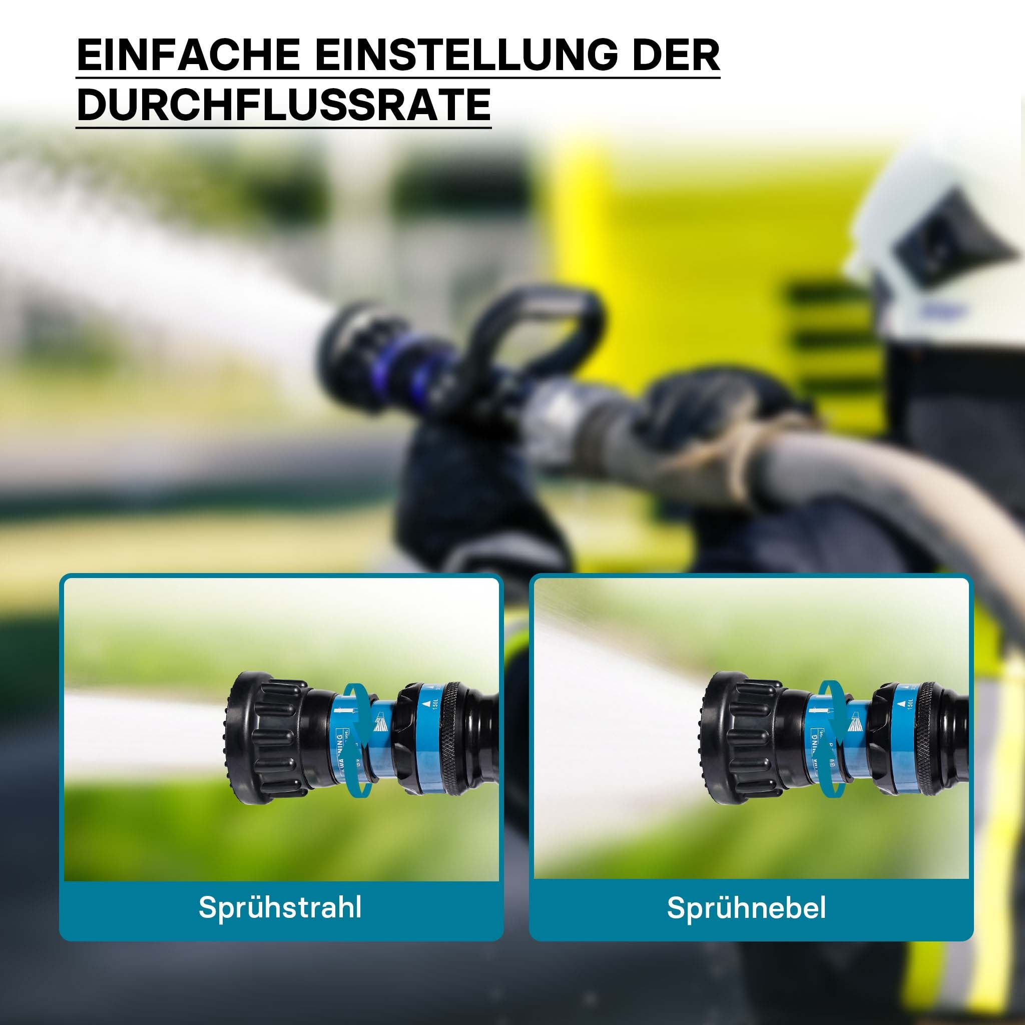 Lancia antincendio per vigili del fuoco tubo di tipo C 150/200/350/500 l/min