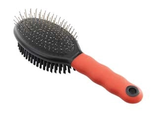 SPAZZOLA COMBINATA GRO 5928 PER CANI CON OGNI TIPO DI PELO- - cm.23x6,7x5,5h. - 3 pezzi FERPLAST