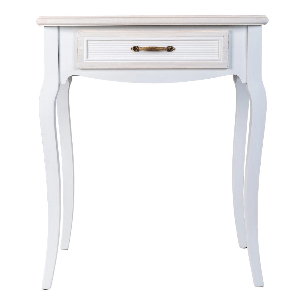 Mobile da ingresso in legno bianco 60x40x72,5h