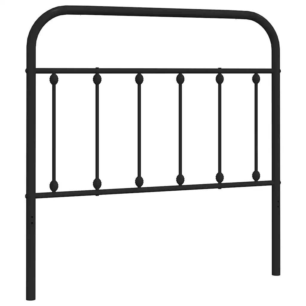 Testiera di Ricambio in Metallo Nero 100 cm 352607
