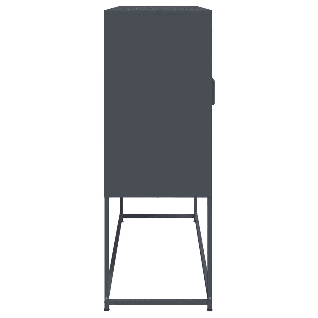 Credenza Antracite 100,5x39x107 cm in Acciaio 846538