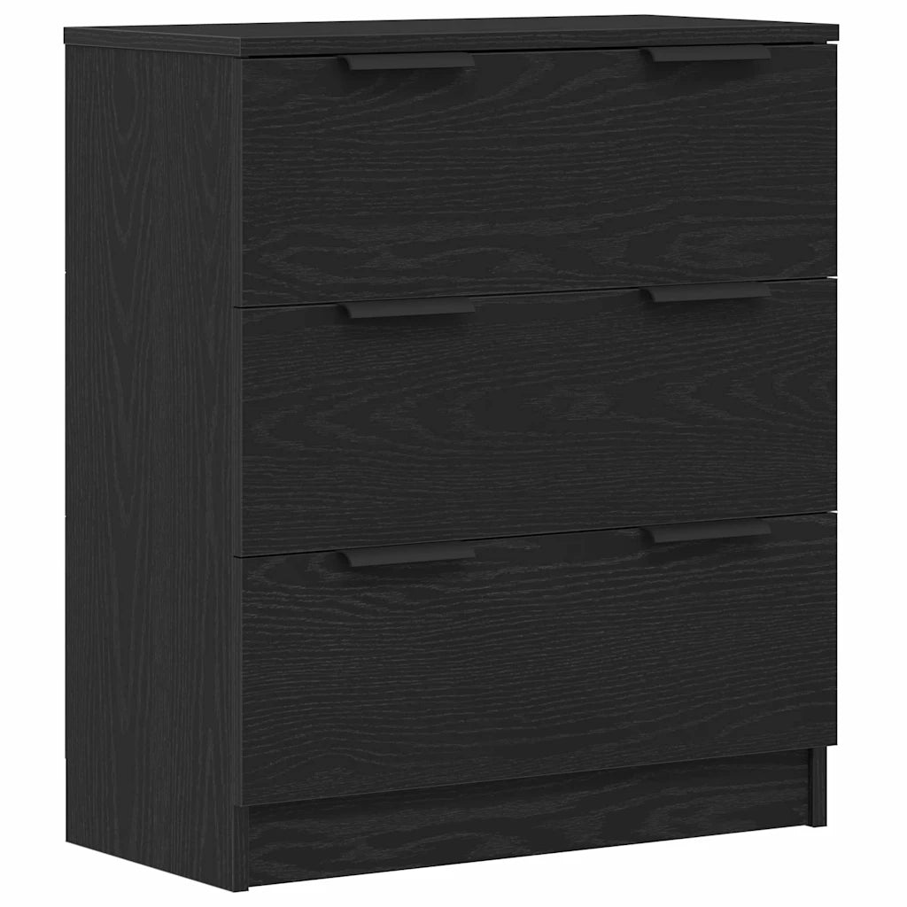 Credenza Rovere Nero 60 x 30 x 70 cm Legno ingegnerizzato 862087