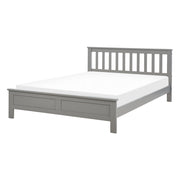 Letto in legno di pino grigio matrimoniale 140 x 200 cm 6 stile scandinavo