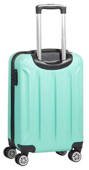Trolley Valigia Bagaglio a Mano Rigido in ABS 4 Ruote  Ravizzoni Cosmo Verde Menta
