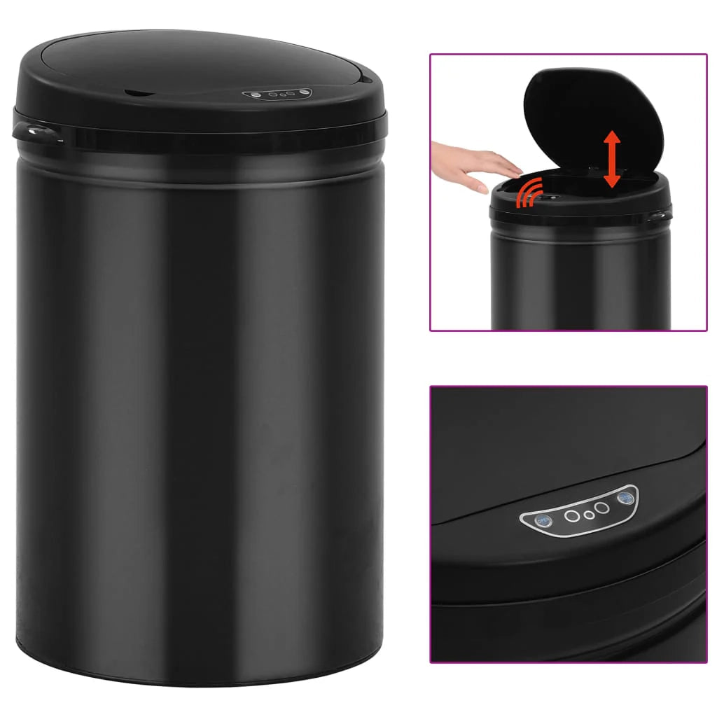 Contenitore automatico con sensore da 30 litri acciaio al carbonio nero 02_0006075