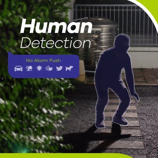 Sistema di sicurezza con 8 canali - 4 pezzi - 1080P - Esterno - Cassetta di sicurezza - Sistema di sicurezza - Nero