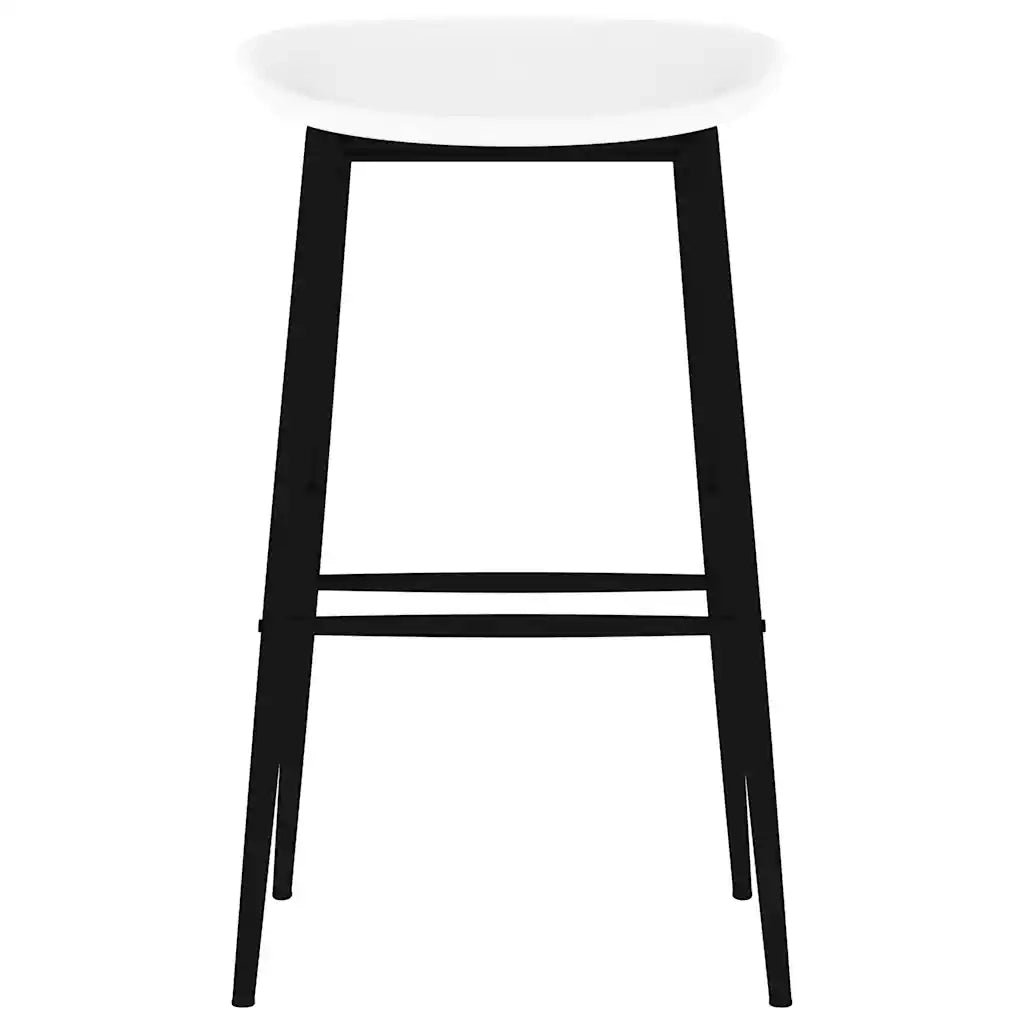 Sgabelli da Bar 4 pz Bianchi 248168