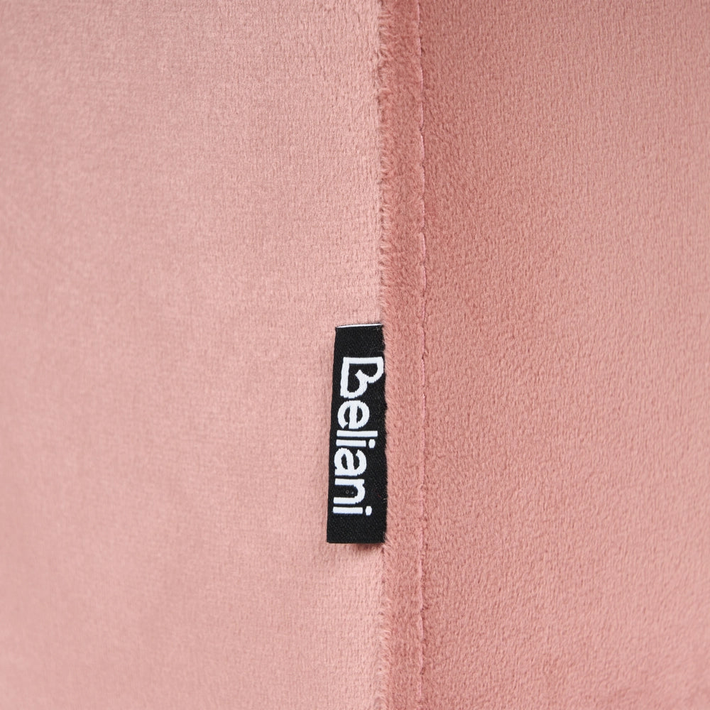 pouf rosa rivestimento velluto pouf forma u design moderno accessori soggiorno