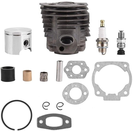 Kit di Accoppiamento e Pacciamatura Cilindrica di Alta Qualità - Compatibile con Husqvarna 50/51/55 - 46MM Accoppiatore Cilindrico - Robusto e Duraturo - Pezzi di Ricambio 503 60 91 71/503 16 16-02/501 76 18-02