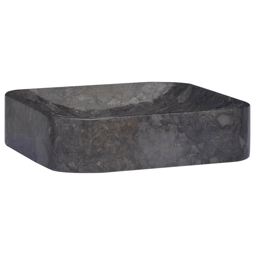 Lavabo da bagno lavabo da appoggio per WC lavabo da bagno lavabo da bagno interno casa 40 x 40 cm marmo nero 02_0002825