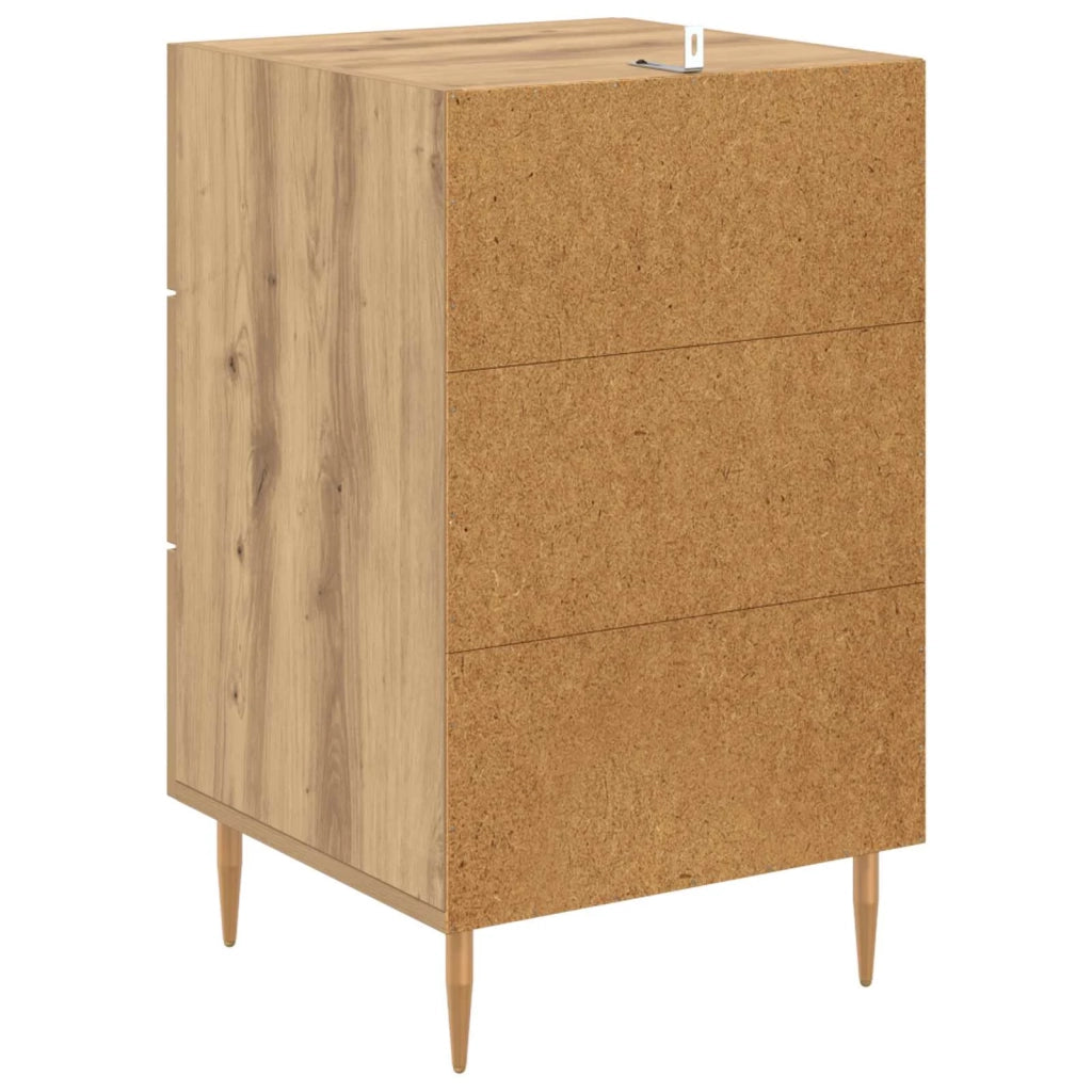 Armadio da Notte Rovere artigianale 40 x 40 x 66 cm