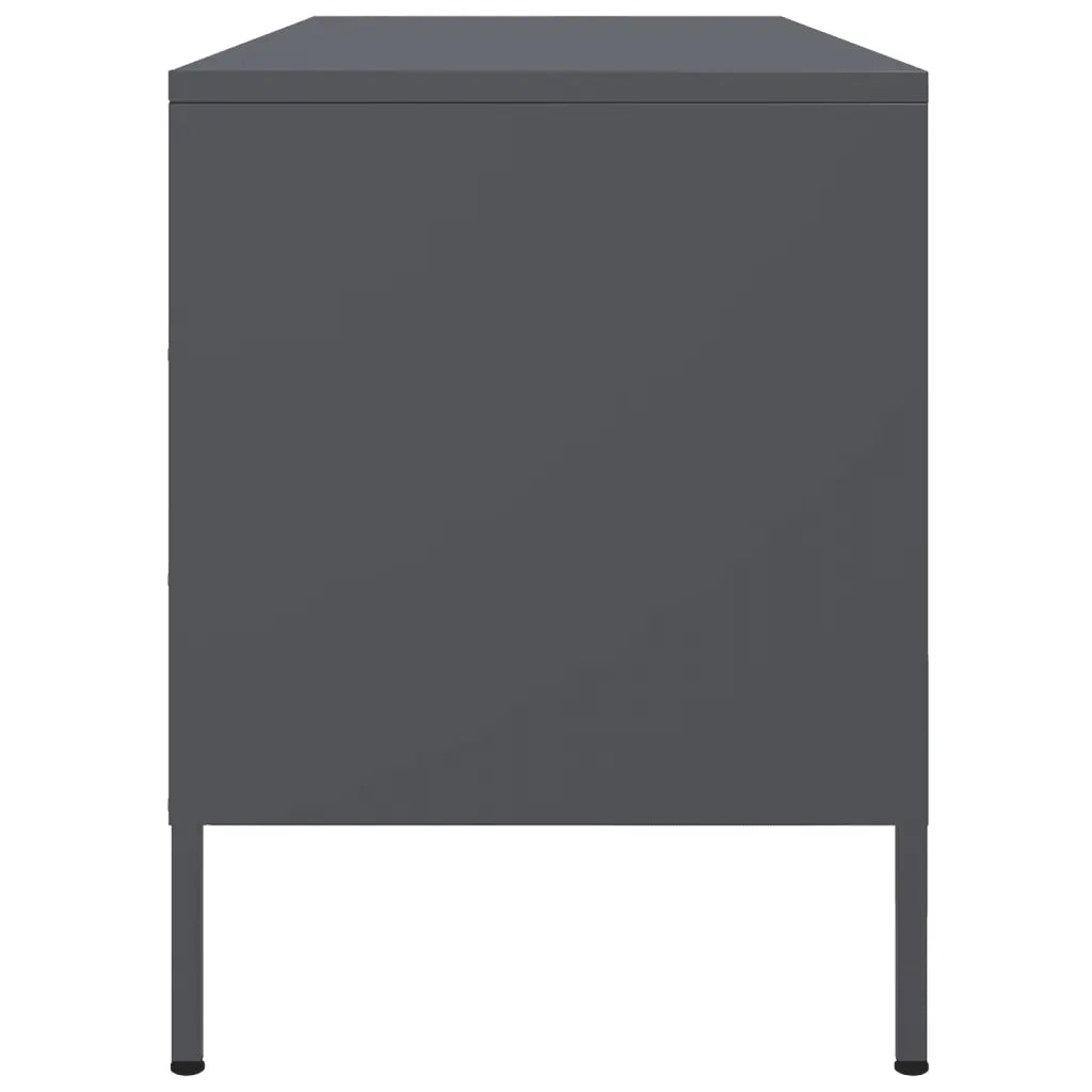 Mobile TV Antracite 100,5x39x50,5 cm in Acciaio
