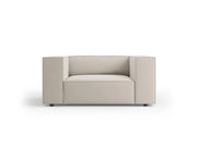 Cosmopolitan Design - Poltrona "Arendal" in velluto ecru 