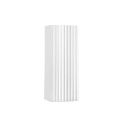 Mobile da bagno VANO – 1 porta – Bianco alpino – L20 × P18 × H57 cm – Da appendere