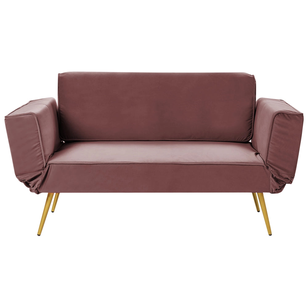 Divano letto in velluto Rosa Braccioli regolabili Soggiorno Letto Minimalista