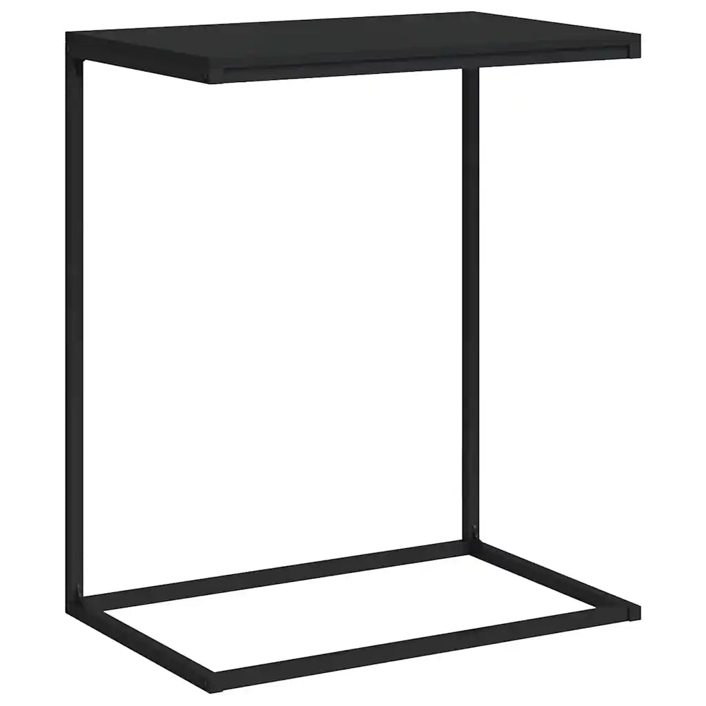 Tavolino da salotto | Tavolino da caff¨¨ | Tavolino da Soggiorno Nero 55x35x66 cm in Legno Multistrato