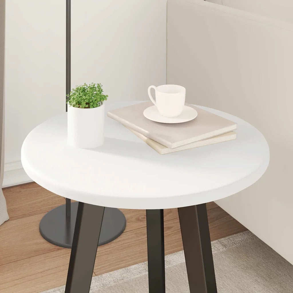 Piano del tavolo Bianco Ø 40 x 1,5 cm Legno multistrato 880381