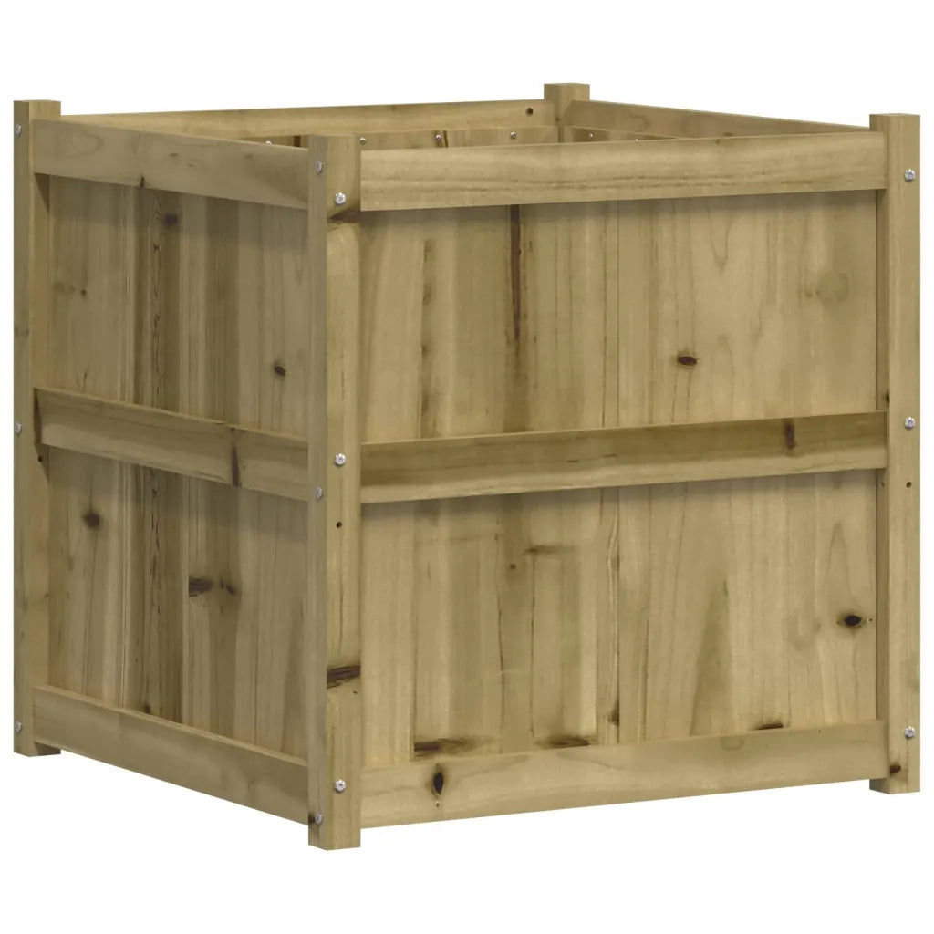Fioriera da Giardino 70x70x70 cm in Legno di Pino Impregnato 837438
