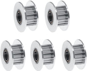 Kit di ruote GT2 5 pezzi - larghezza 6mm - denti 20 - foro interno 5mm - adatto per stampante 3D