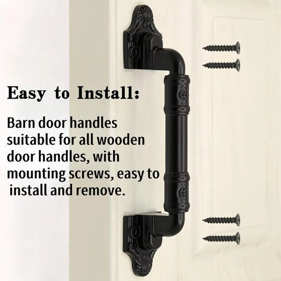 Maniglia per porte in legno - Design antico - Maniglia per porte retrò - 160mm - Materiale di lega di alta qualità