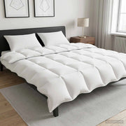 Set Duvet e Cuscino da Letto 3 pz 260 x 220 cm Inverno Bianco 3432879