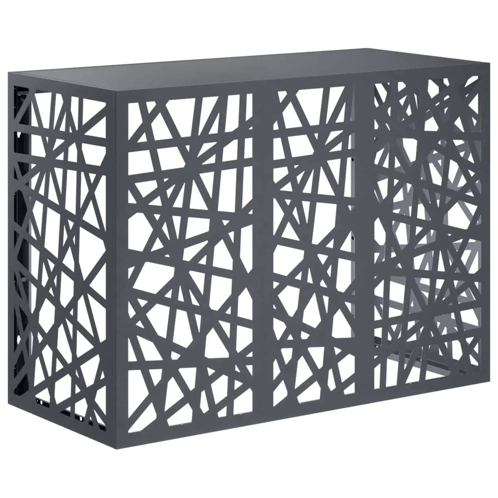 Copertura per condizionatore d'aria Antracite 110 x 50 x 80 cm 8014166