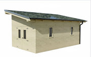 Casetta a Pannelli 120x120 abete THT con impianto fotovoltaico Wattoit 6kW