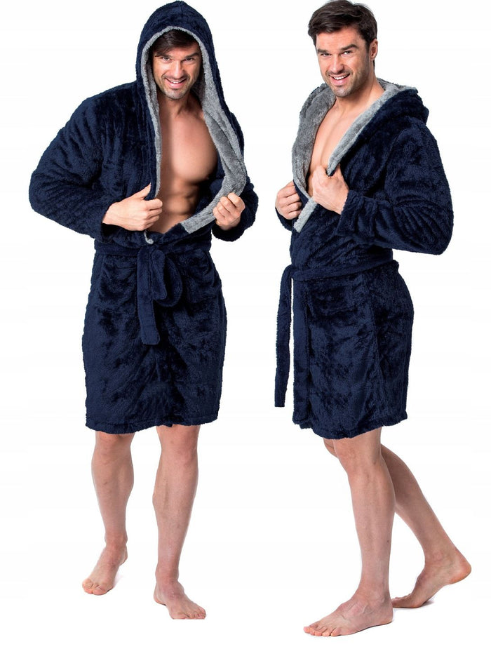 Accappatoio Jordan Navy-grey L