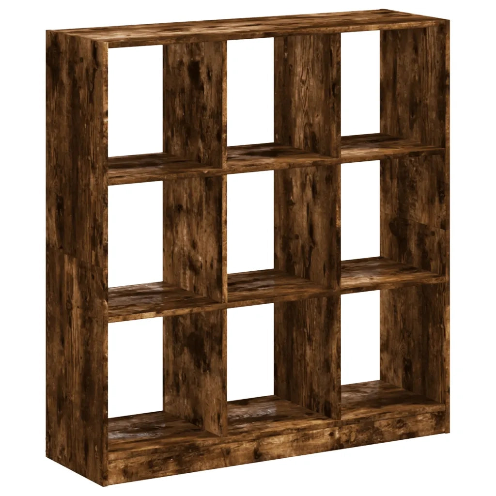 vidaXL Libreria Rovere Fumo 102x32x108 cm in Legno Multistrato