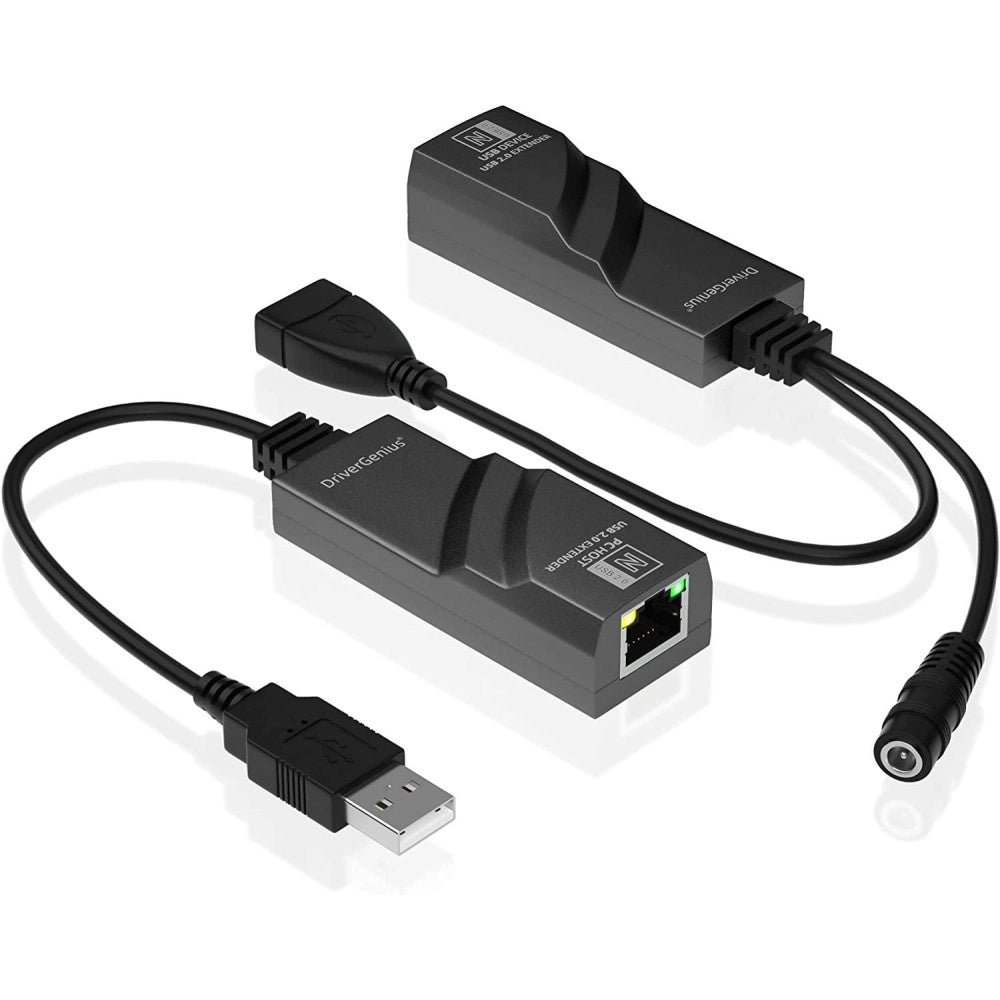 Trade Shop - Usb 2.0 Extender Rj45 2 Posizioni Estensione Fino A 100m Velocità 480mbps Q-u102 -