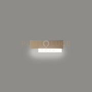 DOHA A/P - APPLIQUE TORTORA A LED 3000K 1270LM 15W ALLUMINIO E METACRILATO