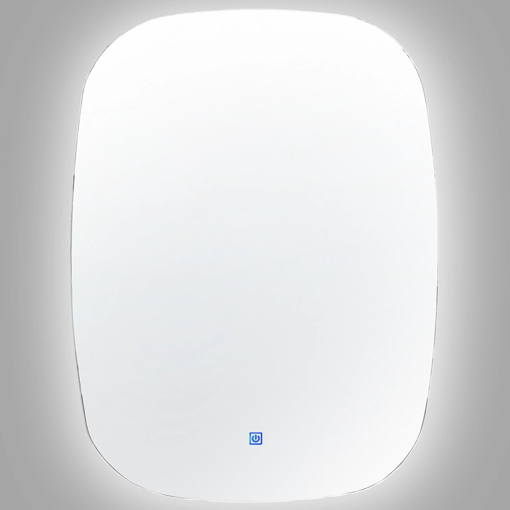 Specchio led da parete ovale ø 78 cm moderno contemporaneo mobile bagno trucco camera da letto