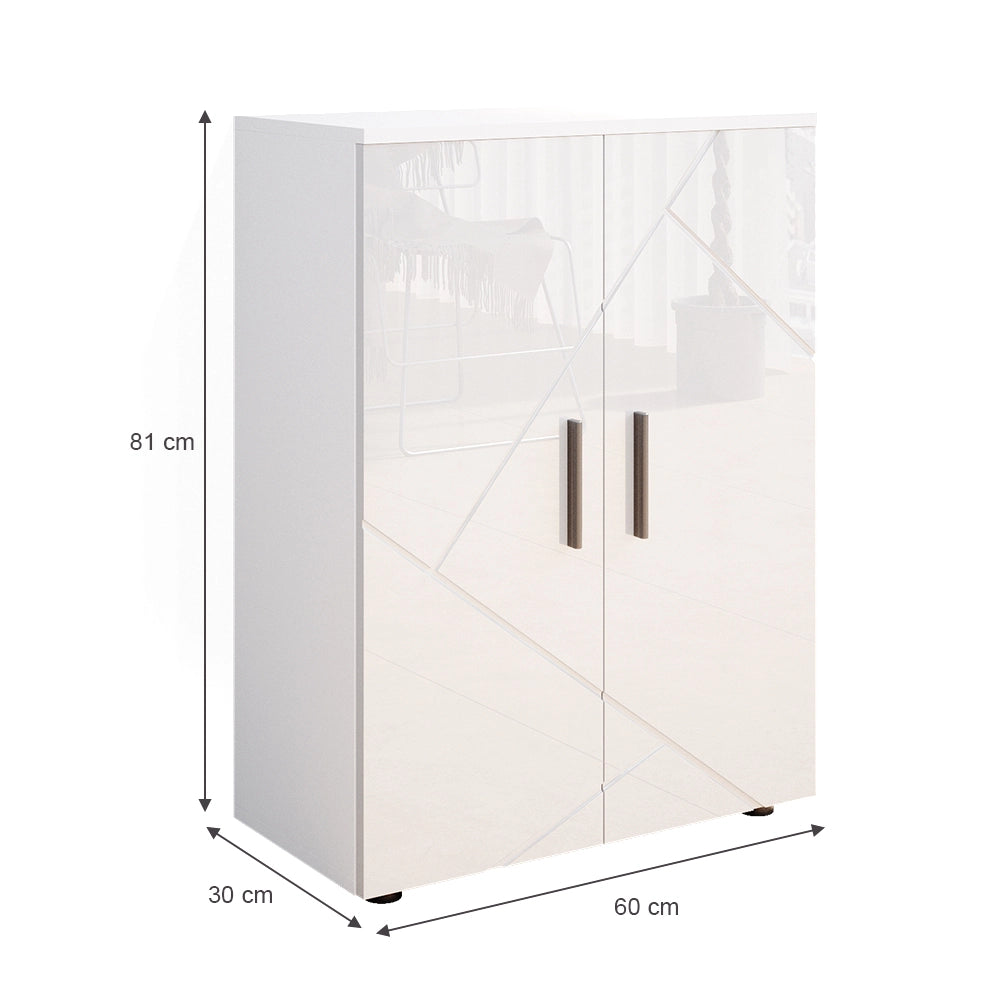 Vicco Mobiletto bagno Bianco lucido 60 x 81 cm