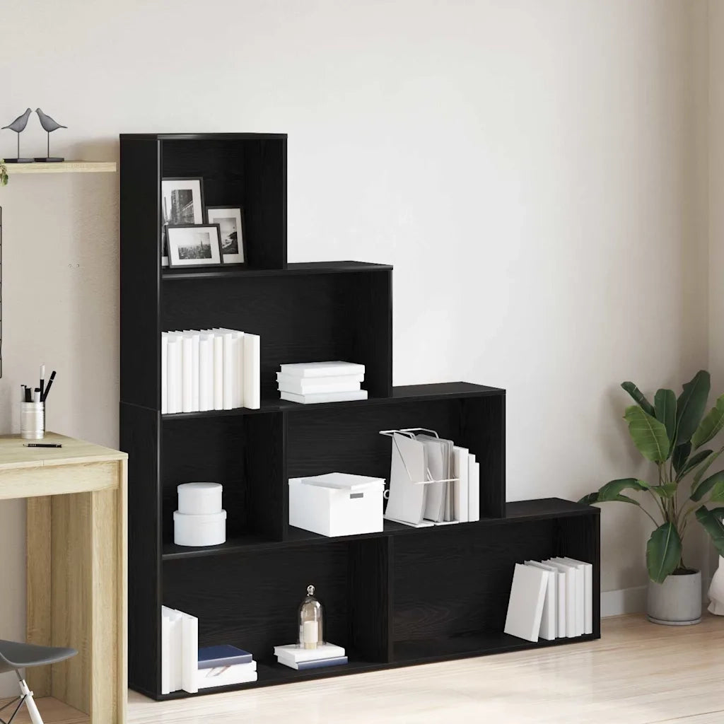 Armadio per Libri Rovere Nero 155 x 24 x 160 cm 862441