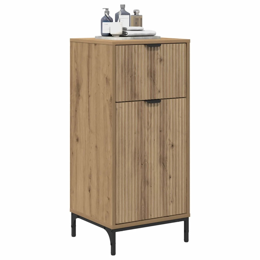 Mobile da Bagno con porta Rovere artigianale 39,5 x 36 x 88 cm 883403