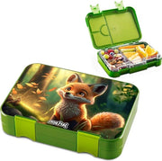Bentobox per bambini a sei compartimenti senza liquidi - per asilo e scuola - snack box per bambini (set di 1)