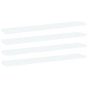 Ripiani per Libreria 4 pz Bianchi 60x10x1,5 cm in Truciolato cod mxl 59588